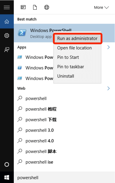 Run Powershell